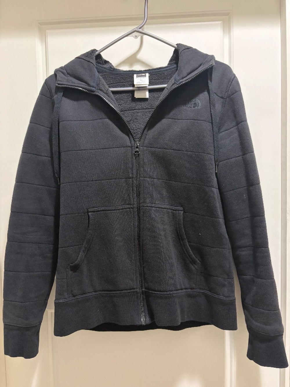 North Face Quilted Fleece Lined Hoodie